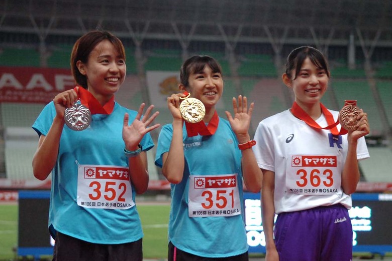 【女子1500m】表彰式