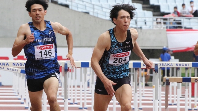 藤井亮汰が予選3組1着。高山峻野が続いて準決勝へ【男子110ｍH】