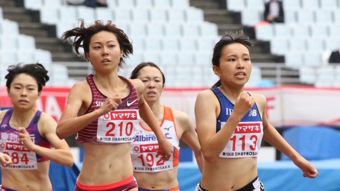 予選2組はパーソナルベストで江藤咲が1着【女子800ｍ】