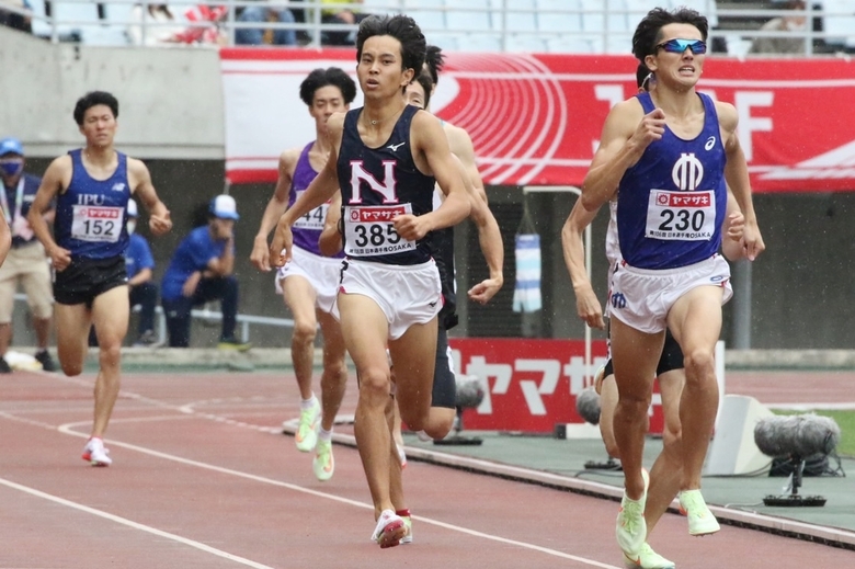 自己ベストをマークした石元潤樹が予選3組を1位で通過【男子800ｍ】