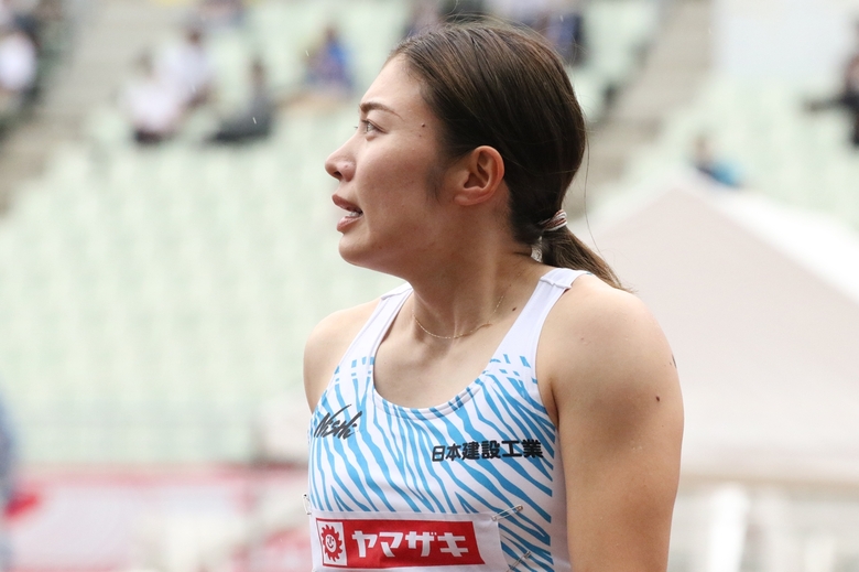 雨の決勝を制して福部真子が初戴冠！【女子100mH】