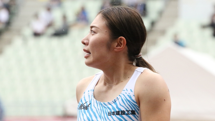 雨の決勝を制して福部真子が初戴冠！【女子100mH】