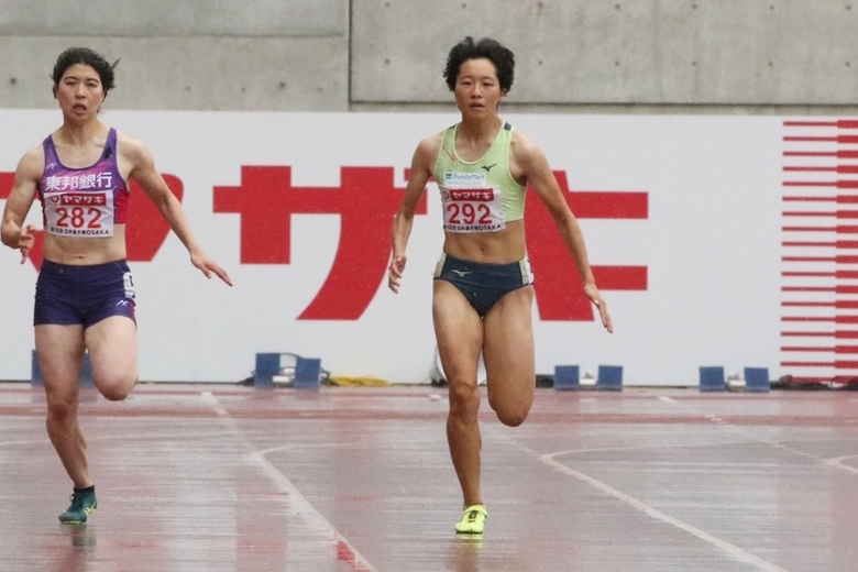 予選2組トップ通過は鶴田玲美【女子200m】