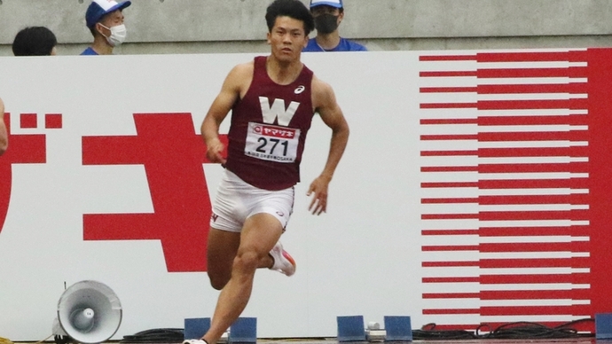 自己ベストの三浦励央奈が予選3組首位で通過【男子200m】