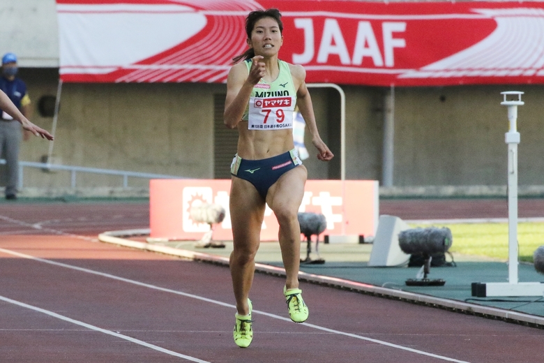 兒玉芽生が100mの悔しさをバネに、200m連覇達成！【女子200m】