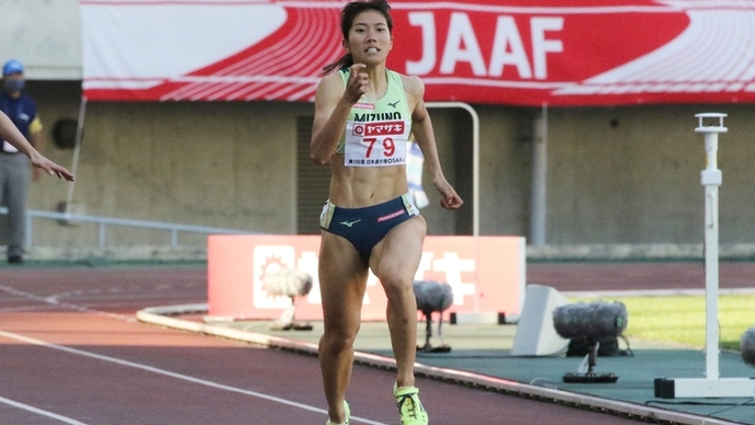 兒玉芽生が100mの悔しさをバネに、200m連覇達成！【女子200m】