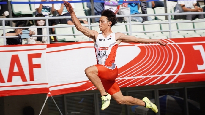 橋岡優輝が2年連続5回目の優勝！【男子走幅跳】