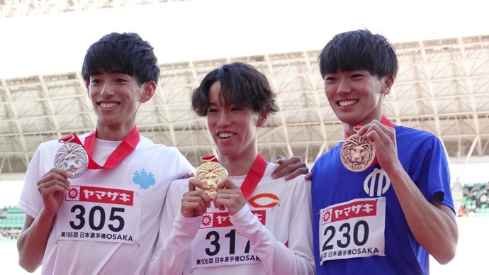 【男子800m】表彰式