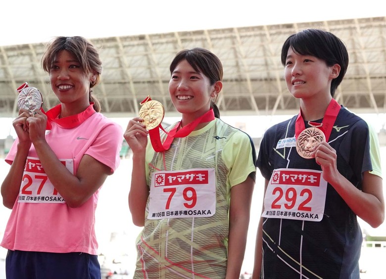 【女子200m】表彰式