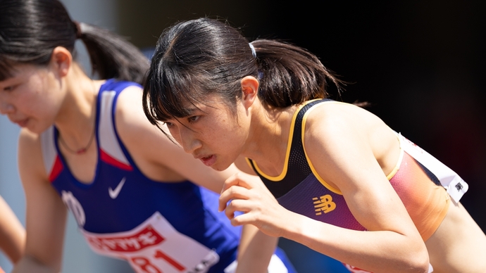 【大会1日目】スタートラインについた田中希実の表情【女子1500ｍ】予選1組