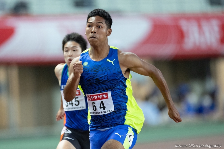 【大会1日目】10.04を記録したサニブラウンアブデルハキーム【男子100m】準決勝3組