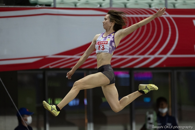 【大会1日目】連覇を果たした秦澄美鈴【女子走幅跳】