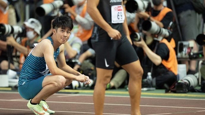 【大会1日目】悔しさをにじませる多田修平【男子100m】