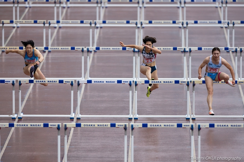 【大会3日目】ハードルを越えていく【女子100mH】