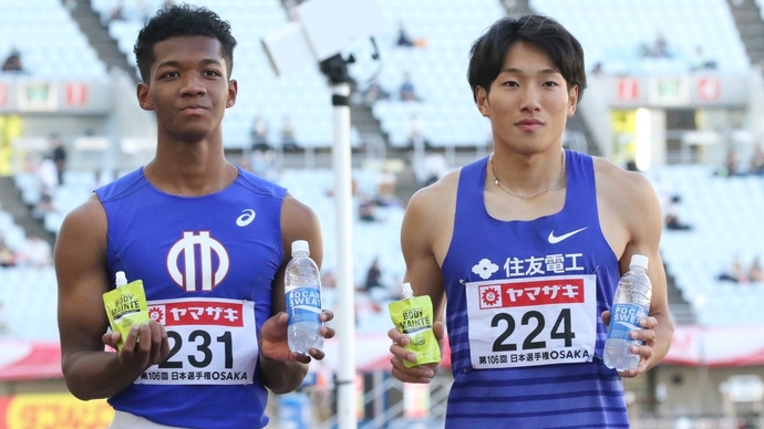 世界選手権が内定した泉谷と村竹【男子110mH】