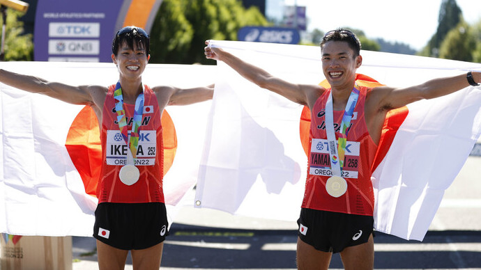 【オレゴン世界選手権】ワンツーフィニッシュ！山西利和＆池田向希／男子20km競歩