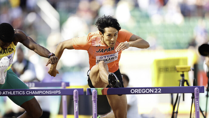【オレゴン世界選手権】石川周平（富士通）／男子110mハードル予選