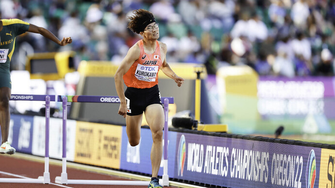 【オレゴン世界選手権】黒川和樹（法政大学）／男子400mハードル準決勝