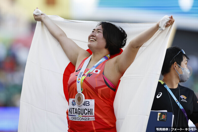 【オレゴン世界選手権】銅メダル！北口榛花（JAL）／女子やり投決勝