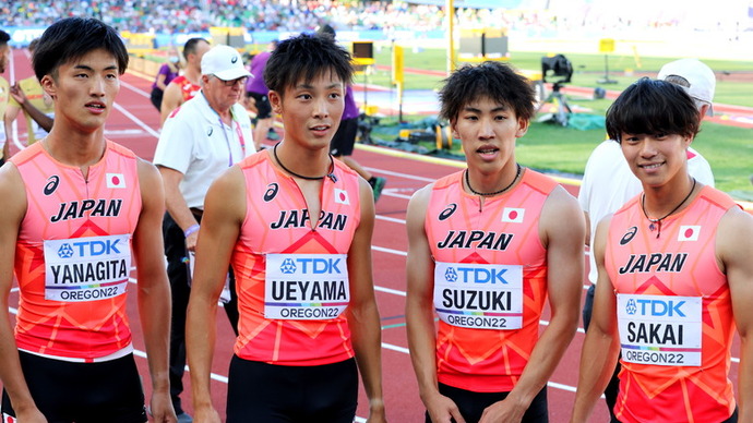 【オレゴン世界選手権】男子4x100ｍリレー予選