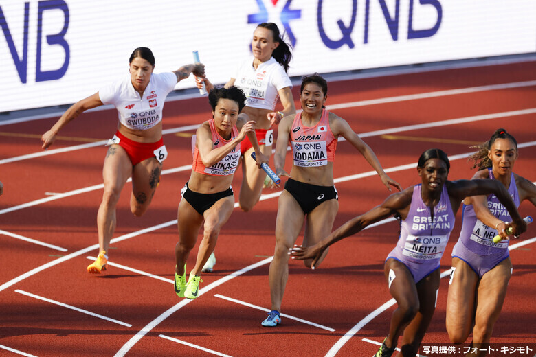 【オレゴン世界選手権】日本新記録！／女子4x100ｍリレー予選