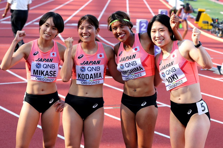 【オレゴン世界選手権】日本新記録！／女子4x100ｍリレー予選