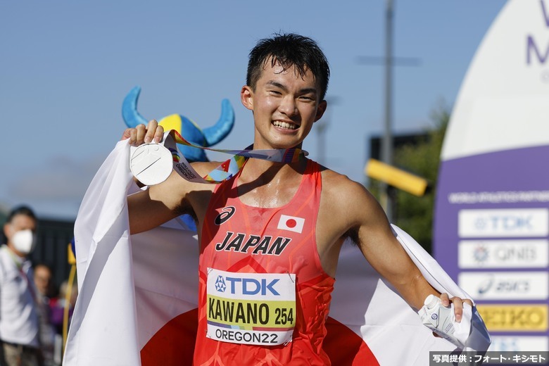 【オレゴン世界選手権】銀メダル！アジア新！川野将虎（旭化成）／男子35km競歩決勝