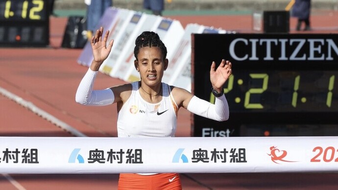 【マラソン日本一が決まる！JMCシリーズ】第42回大阪国際女子マラソン　優勝ヘヴン・ハイル・デッセ（エチオピア）