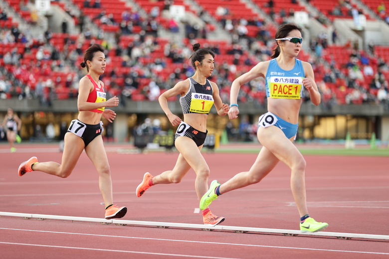 【GPシリーズ 金栗記念】女子1500m 田中希実と後藤夢が先頭争い