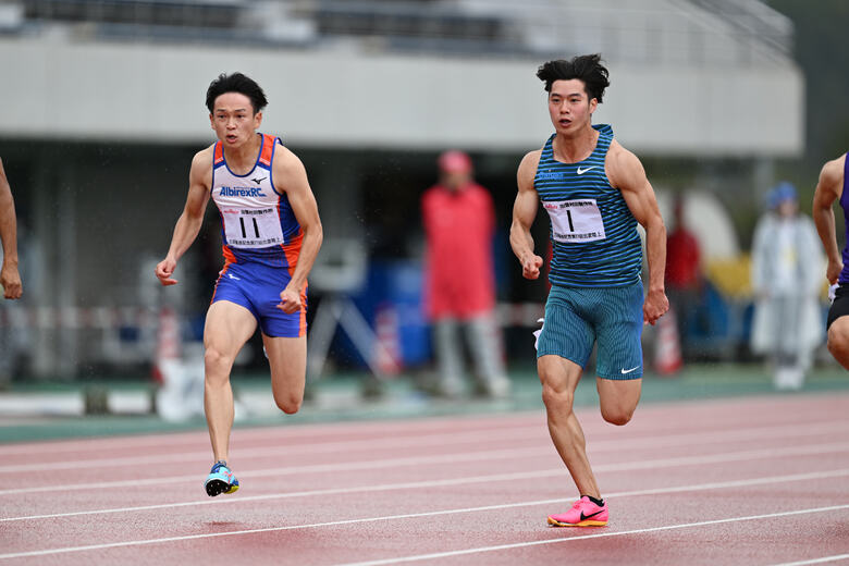 【GPシリーズ 出雲陸上】男子100mを制したのは 坂井隆一郎（大阪ガス）