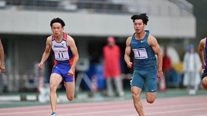 【GPシリーズ 出雲陸上】男子100mを制したのは 坂井隆一郎（大阪ガス）