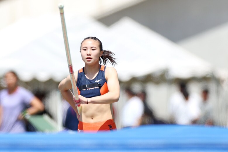 【GPシリーズ 兵庫RC】女子棒高跳は高校生の柳川美空(前橋育英高校・群馬)がグランプリ初優勝！