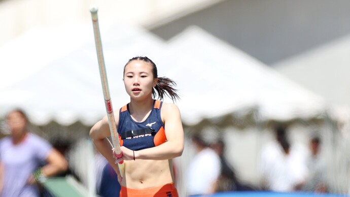 【GPシリーズ 兵庫RC】女子棒高跳は高校生の柳川美空(前橋育英高校・群馬)がグランプリ初優勝！