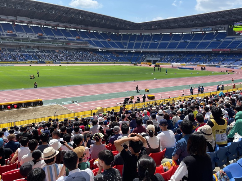 【セイコーGGP】女子走幅跳から競技スタート!