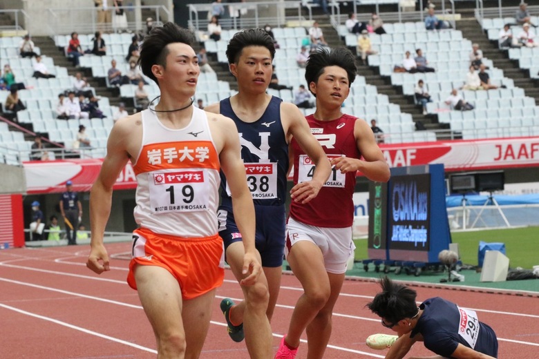 【第107回日本選手権】男子200m 予備予選　3組がタイムレース、上位6名が予選進出を決める