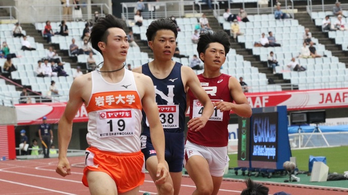 【第107回日本選手権】男子200m 予備予選　3組がタイムレース、上位6名が予選進出を決める
