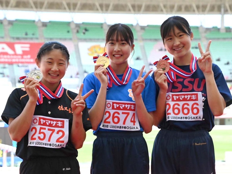 【第107回日本選手権】U20女子棒高跳 表彰式