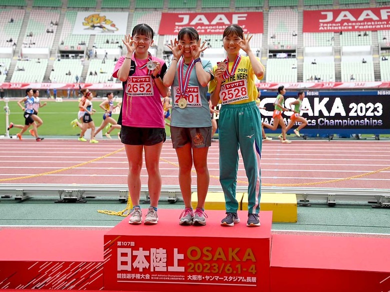 【第107回日本選手権】U20女子3000mSC　表彰式