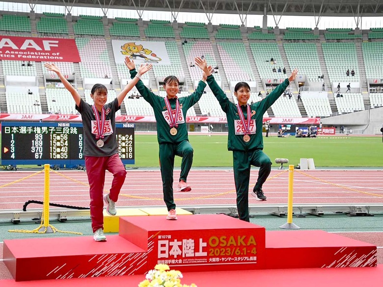 【第107回日本選手権】U20女子5000m　表彰式