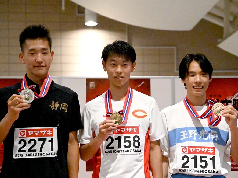 【第107回日本選手権】U20男子3000mSC　表彰式