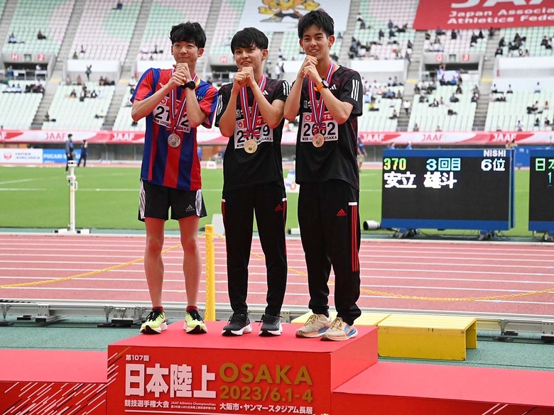 【第107回日本選手権】U20男子5000m　表彰式