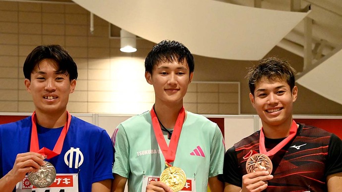 【第107回日本選手権】男子200m　表彰式