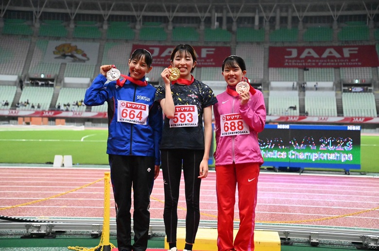 【第107回日本選手権】女子3000mSC　表彰式