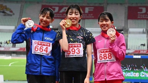 【第107回日本選手権】女子3000mSC　表彰式