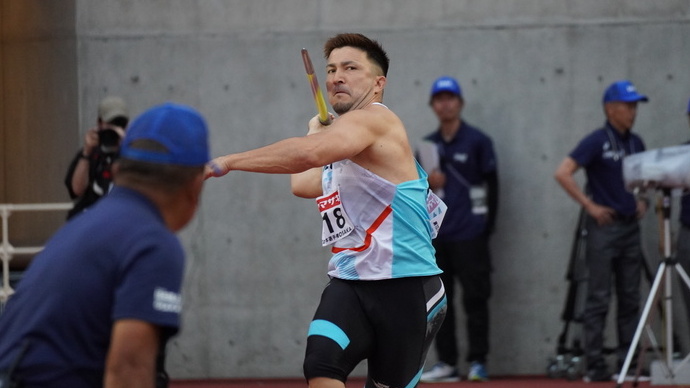 【第107回日本選手権】男子やり投　82m65でディーン元気が優勝！