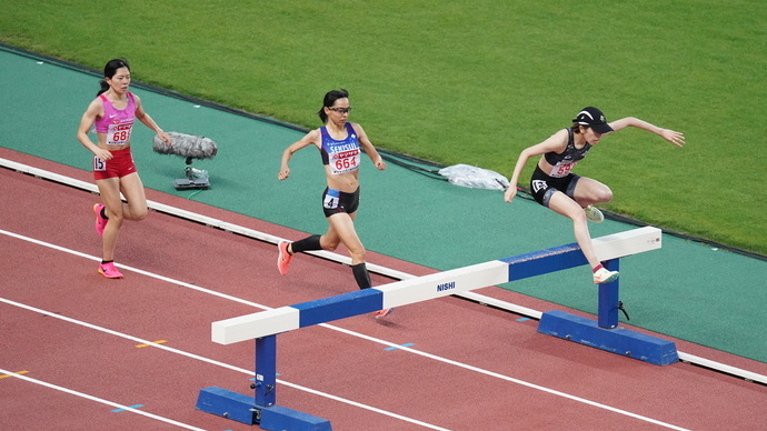 【第107回日本選手権】女子3000mSC　ハードルを越えていく吉村玲美