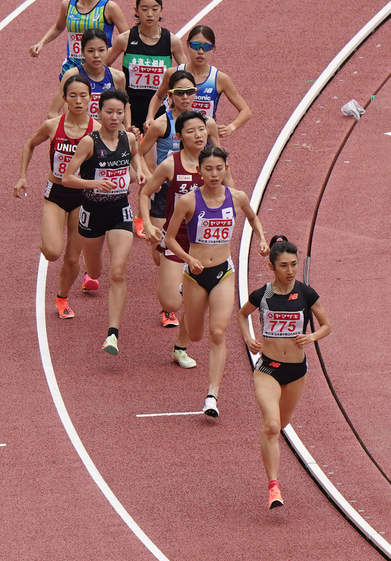 【第107回日本選手権】女子1500m予選　他を圧倒するスピードを見せる田中希実
