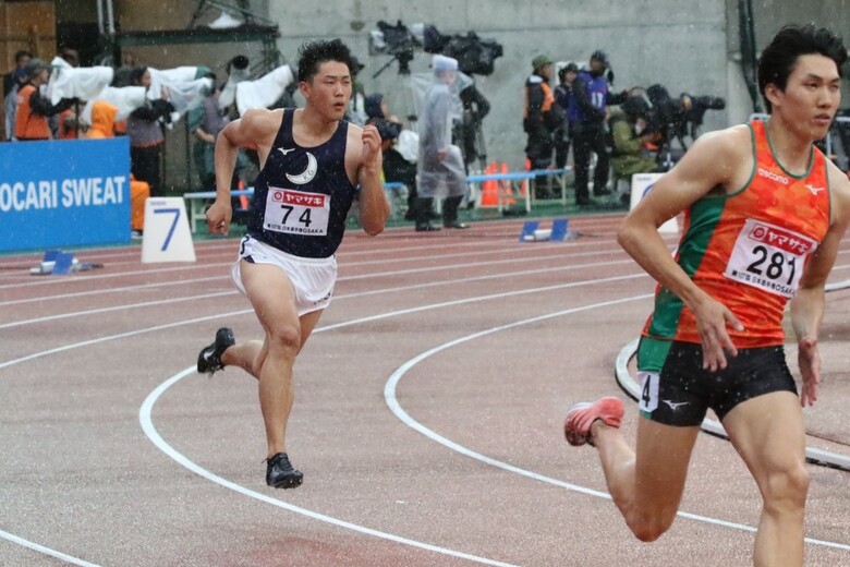 【第107回日本選手権】男子400m 予備予選 3組合計トップは安藤礁吾