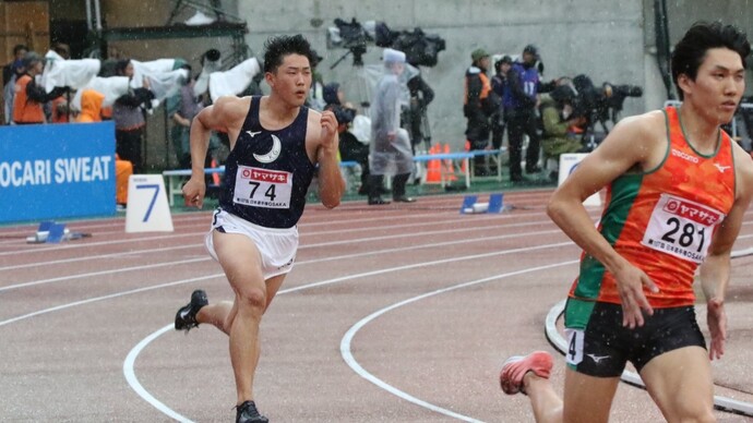 【第107回日本選手権】男子400m 予備予選 3組合計トップは安藤礁吾