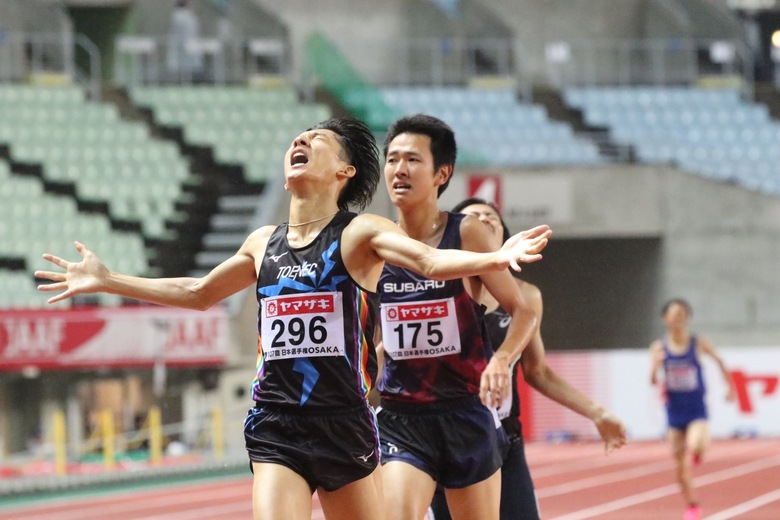 【第107回日本選手権】男子1500m　河村一輝が大会記録の3分38秒45で優勝！